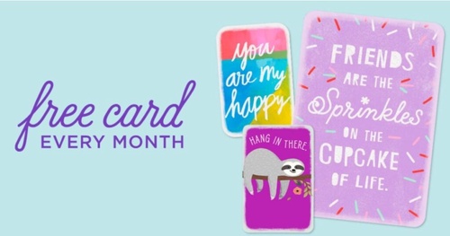 Join Hallmark’s Crown Rewards and Get a Free Greeting Card Every Month!