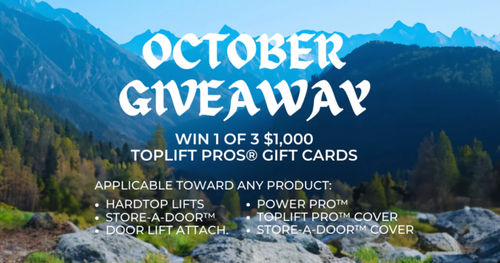 TopLift Pros October Giveaway